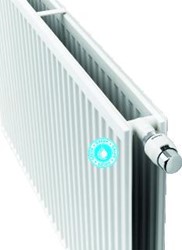 STELRAD HYGIENE PANEELRADIATOR TYPE 30 MET AANGELASTE STRIPPEN 700X800MM 1333W ZONDER TOEBEHOREN WIT 204073008 0204073008