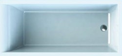 WISA BERCETO LIGBAD KUNSTSTOF WIT 1600X700X420MM RECHTHOEKIG AANTAL PERSONEN 1 KWALITEITSKLASSE ACRYL OPPERVLAKTEBESCHERMING OVERIG DIEPTE (INWENDIG TOT OVERLOOP) 420MM HOOGTE INCL. POT 5060909001