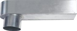 RHEINZINK WALSBLANK STADSUITLOOP 70MM 60X 80MM 33CM 1635004015