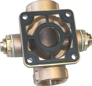 RAMINEX AANSLUITKRUISFLENS HF3415 MESSING 34X34BI DN20 410031