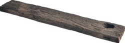 LOOOX WOODEN BAD PLANK RAW +/-78 X 16 X 4 CM MASSIEF EIKEN WBSHRAW78