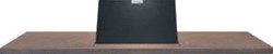 LOOOX WOODEN BAD PLANK 78 CM MASSIEF EIKEN 'OLD GREY' MAT ZWART WBSHELF78MZ
