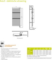 RADSON EVIA 600X1657 RECHTS ELEKTRISCHE DESIGNRADIATOR EVED0616REL-2
