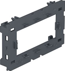 OBO MONTAGEDRAGER VOOR MODULE 45 OPEN UITVOERING 140X76X21 POLYAMIDE PA LICHTGRIJS 7035 6288576