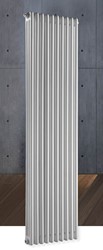 DRL MULTICOLOM 3 KOLOMS LEDENRADIATOR HOOGTE 400 MET 16 LEDEN WIT RAL 9010 330416