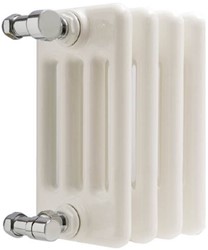 DRL MULTICOLOM 4 KOLOMS LEDENRADIATOR HOOGTE 750 MET 10 LEDEN WIT RAL 9010 340710