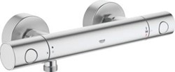 GROHE GROHTHERM 1000 COSMOPOLITAN M DOUCHETHERMOSTAAT WAND TWEEGREEPS 2-GATS 150MM HART MET KOPPELINGEN SUPERSTEEL 34065DC2