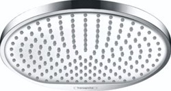 HANSGROHE CROMETTA S 240 1JET HOOFDDOUCHE ECOSMART 9 L/MIN WIT/CHROOM 26724000