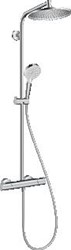 HANSGROHE CROMETTA S 240 1JET SHOWERPIPE ECOSMART 9 L/MIN 27268000
