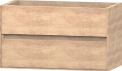 WAVEDESIGN PESCARA WASTAFELONDERBOUWKAST 90 CM 2 LADEN SOFTCLOSE NATURAL OAK
