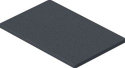 OBO RUBBER ONDERGR 70X110X4 ZWART