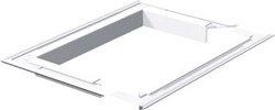 OBO WANDAFDEKRAAM 140X110MM ALUMINIUM