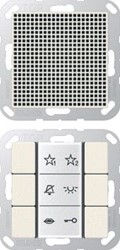 JUNG AUDIO BINNENSTATION MODULAIR A(S) WIT SIAIA6W