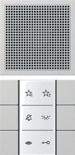 JUNG AUDIO BINNENSTATION MODULAIR LS LICHTGR. SIAILS6LG