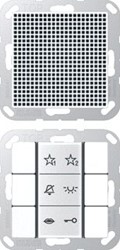 JUNG AUDIO BINNENSTATION MODULAIR A(S) A.WIT SIAIA6WW