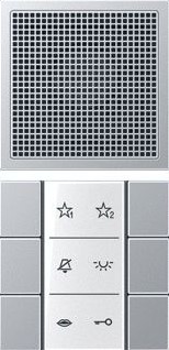 JUNG AUDIO BINNENSTATION MODULAIR LS ALU SIAIAL6
