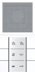 JUNG AUDIO BINNENSTATION MODULAIR LS ALPINWIT SIAILS6WW