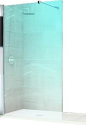 NOVELLINI GIADA H INLOOPDOUCHE (137 CM VERSTELBAAR T/M 138,5 CM) HELDER GLAS MAT CHROOM PROFIEL GIADAH140-1B