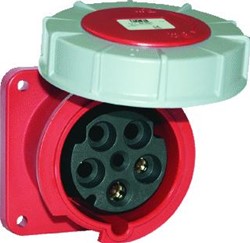 KERAF WANDCONTACTDOOS INBOUW RECHT125A 4P 6H 103092