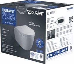 DURAVIT WANDWC COMPACT RIMLESS PACK AFMETING PACK 560 X 400 X 430 MM WIT 45300900A1