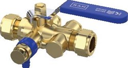 RAMINEX TBE-EA-XS RAMINEX TERUGSTROOMBEVEILIGING KLASSE EA COMPACT MET AFTAPER 15X15MM KNEL DN15 KIWA 280351