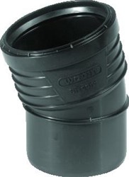 WAVIN SITECH+ BOCHT 15 GRADEN ZWART 90 3801109001