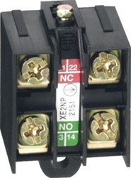 SCHNEIDER ELECTRIC OSISENSCHNEIDER ELECTRIC HULPCONTACTBLOK 1NO 1NC 1CO 3A SCHROEFAANSLUITING INTEGREERBAAR XE2NP2158