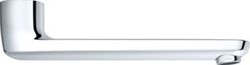 GROHE BUISUITLOOP SANITAIRKRAAN MET LAMINAIR-STRAALREGELAAR 175MM VOORSPRONG UITLOOP RECHT DRAAIBAAR CHROOM (VOOR 34666000) 13380000