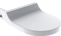 GEBERIT AQUACLEAN CLOSETZITTING VOOR TUMA COMFORT DOUCHEWC VOOR PLAATSING OP BESTAANDE CLOSETS GLAS WIT 146270SI1