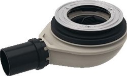 GEBERIT DOUCHEBAKAFVOER D90 WATERSLOT 30 MM: PP D40 150.580.00.1