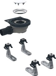 GEBERIT RUWBOUWSET DOUCHEPLAAT SETAPLANO WATERSLOT 50 MM 6 POTEN: D50MM 154.013.00.1