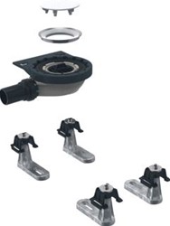 GEBERIT RUWBOUWSET DOUCHEPLAAT SETAPLANO WATERSLOT 30 MM 6 POTEN: D40 154.021.00.1