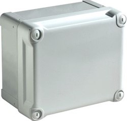 SCHNEIDER ELECTRIC TBS TBP DOOS ABS + VERHOOGD DEKSEL 116X116X133MM IP66 IK07 RAL7035 NSYTBS111113H