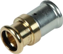 HENCO RECHTE KOPPELING DOORVERBINDER 26 X 22MM GESCHIKT VOOR M-V-EN SA-PROFIEL (PERS X CU-PERS) 36P-2622P