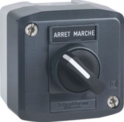SCHNEIDER ELECTRIC HARMONY XAL-D DRUKKNOPKAST KEUZESCHAKELAAR 1NO DONKERGRIJS