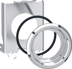 SCHNEIDER ELECTRIC HARMONY XB5 INBOUWKIT VOOR 22MM KEUZESCHAKELAAR/ VERLICHTE DRUKKNOP BEVESTIGINGSDIAMETER 30.5 MM VERCHROOMD