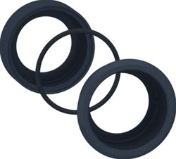 SCHNEIDER ELECTRIC HARMONY XB5 INBOUWKIT VOOR 22MM DRUKKNOP/ SIGNAALLAMP BEVESTIGINGSDIAMETER 30.5 MM ZWART