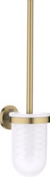 GROHE ESSENTIALS TOILETBORSTELSET ROND WAND 1-GATS GLAS/METAAL COOL SUNRISE GEBORSTELD 40374GN1