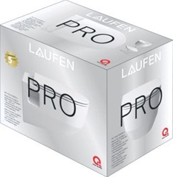 LAUFEN PRO WANDCLOSETPACK DIEPSPOEL RIMLESS MET SOFTCLOSE SLIMSEAT CLOSETZITTING WIT H8669540000001