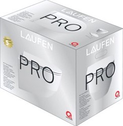 LAUFEN PRO WANDCLOSETPACK DIEPSPOEL RIMLESS COMPACT MET EASYFIT BEVESTIGINGSSET MET SOFTCLOSE SLIMSEAT CLOSETZITTING WIT H8669550000001