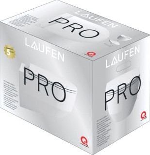 LAUFEN PRO WANDCLOSETPACK DIEPSPOEL RIMLESS MET EASYFIT BEVESTIGINGSSET MET SOFTCLOSE SLIMSEAT CLOSETZITTING WIT H8669570000001