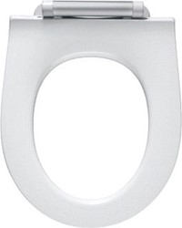 PRESSALIT PROJECTA SOLID PRO 1004 CLOSET ZITTING MET DEKSEL EN SOFTCLOSE INCLUSIEF SCHARNIEREN WIT. VORM ROUNDED 1004011-DG4925