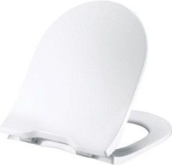 PRESSALIT OBJECTA PRO 989 STANDAARD CLOSET ZITTING ZONDER DEKSEL INCLUSIEF SCHARNIEREN DF IN ROESTVRIJ STAAL WIT. VORM ROUNDED 989011-DF7999