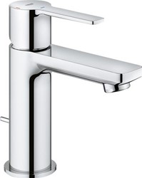 GROHE LINEARE NEW WASTAFELMENGKRAAN XS-SIZE ES TREKWASTE EENGREEPS 1-GATS 155MM HOOGTE 107MM UITLOOP VAST CHROOM 23790001
