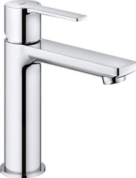 GROHE LINEARE NEW WASTAFELMENGKRAAN S-SIZE PO WASTE EENGREEPS 1-GATS 180MM HOOGTE GLAD 128MM UITLOOP VAST CHROOM 23106001