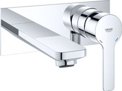 GROHE LINEARE NEW INBOUWMENGKRAAN AFBOUWDEEL M-SIZE WAND EENGREEPS 2-GATS G1/2 149MM VOORSPRONG UITLOOP VAST CHROOM 19409001