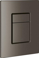GROHE SKATE COSMOPOLITAN SL BEDIENINGSPLAAT MECHANISCH TWEEKNOPS 197 X 156MM (LXB) KUNSTSTOF HARD GRAPHITE GEBORSTELD 38732AL0