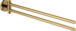 GROHE ESSENTIALS HANDDOEKHOUDER ROND WAND 2-LIDS 1-GATS 439MM FUNCTIONEEL COOL SUNRISE 40371GL1