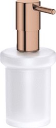 GROHE ESSENTIALS ZEEPDISPENSER 160ML VULHOEVEELHEID METAAL/GLAS WARM SUNSET 40394DA1
