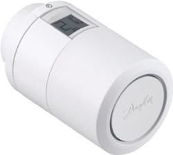 DANFOSS ECO RADIATORTHERMOSTAATKOP PROGRAMMEERBAAR VOOR SMARTPHONE (BLUETOOTH) RA & M30 X 1,5 WIT (RAL 9016) 014G1001